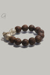 Parts of Four Bodhichitta S3 Charm Bodhichitta S3 Bracelet PS4-1418-1-BC+MA-YGCY Bodhichitta Beads+Matte Sterling Silver PPOF10